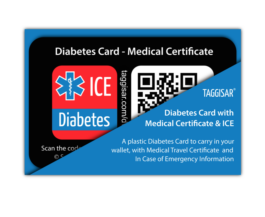 Diabetes Card - Medical Certificate