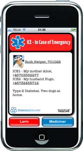 ICE stickers - Diabetes