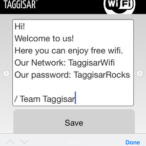 Tap Stickers - 3-pack Wifi